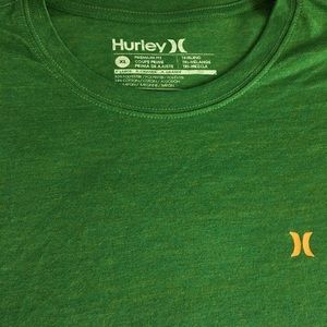 Mens XL, green, Hurley, short sleeve shirt
