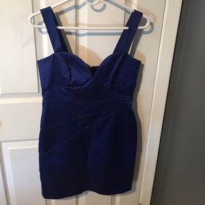 Mini Blue silk Dress