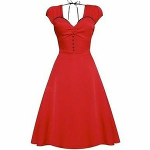 Lindy bop retro dress