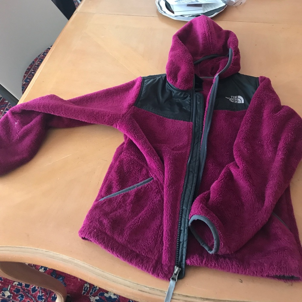 Pink soft North face