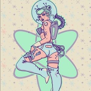 Space Dame Print