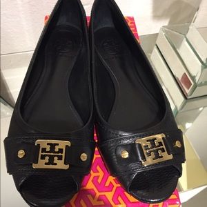 Clines open toe ballet