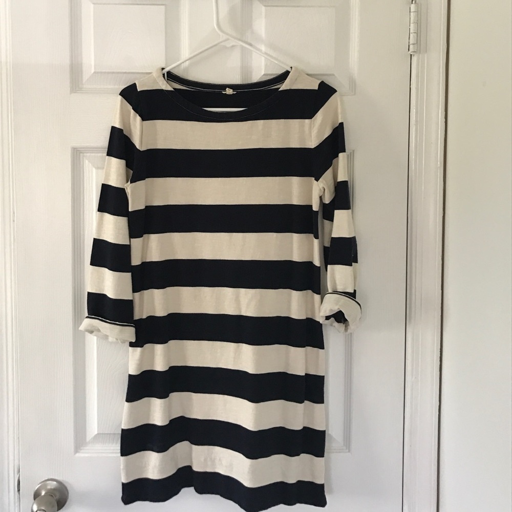 Jcrew knit striped dress