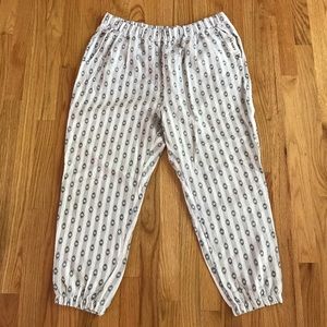 NWT: Cotton double weave Beach Joggers