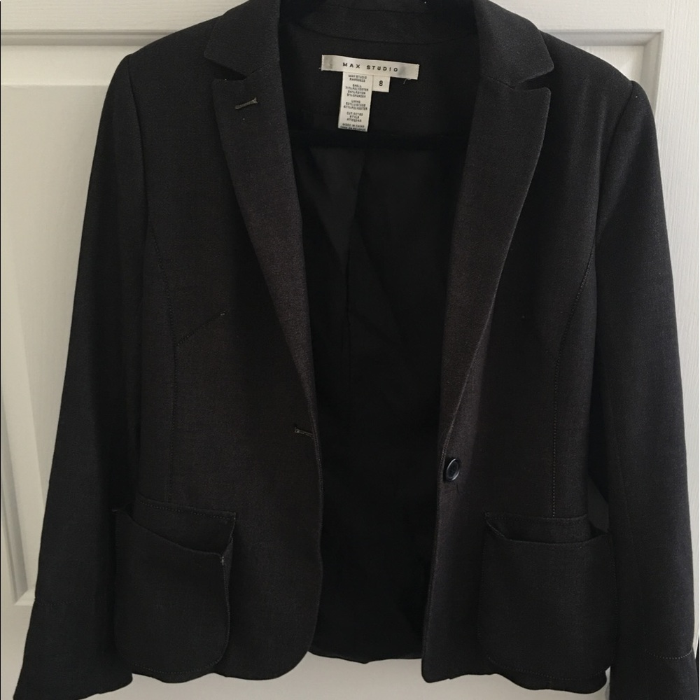 Max Studio Women's Grayish black blazer