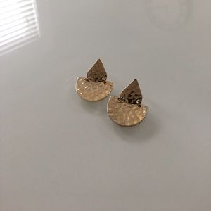 Gold earrings