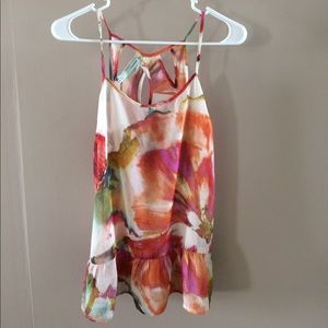 Cute Sheer Multi-colored tank