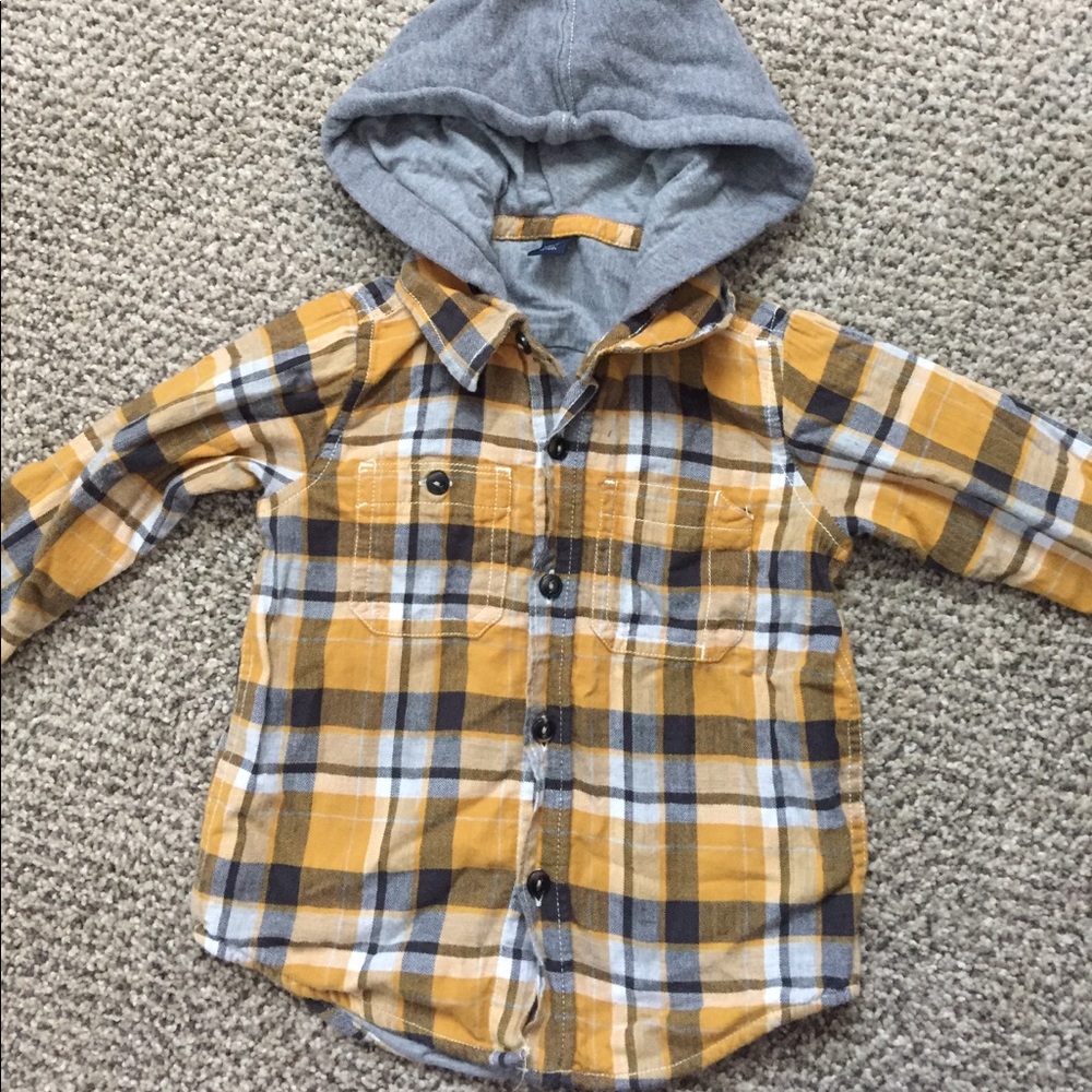 GAP Toddler boys button up flannel