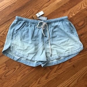 Aerie ombré chambray shorts