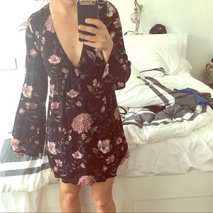 Floral Print Mini Dress