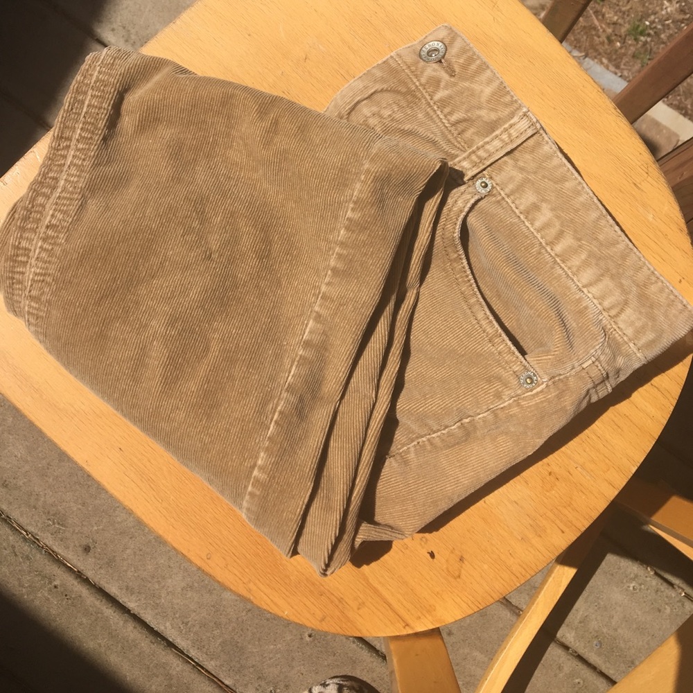 Classic tan corduroys