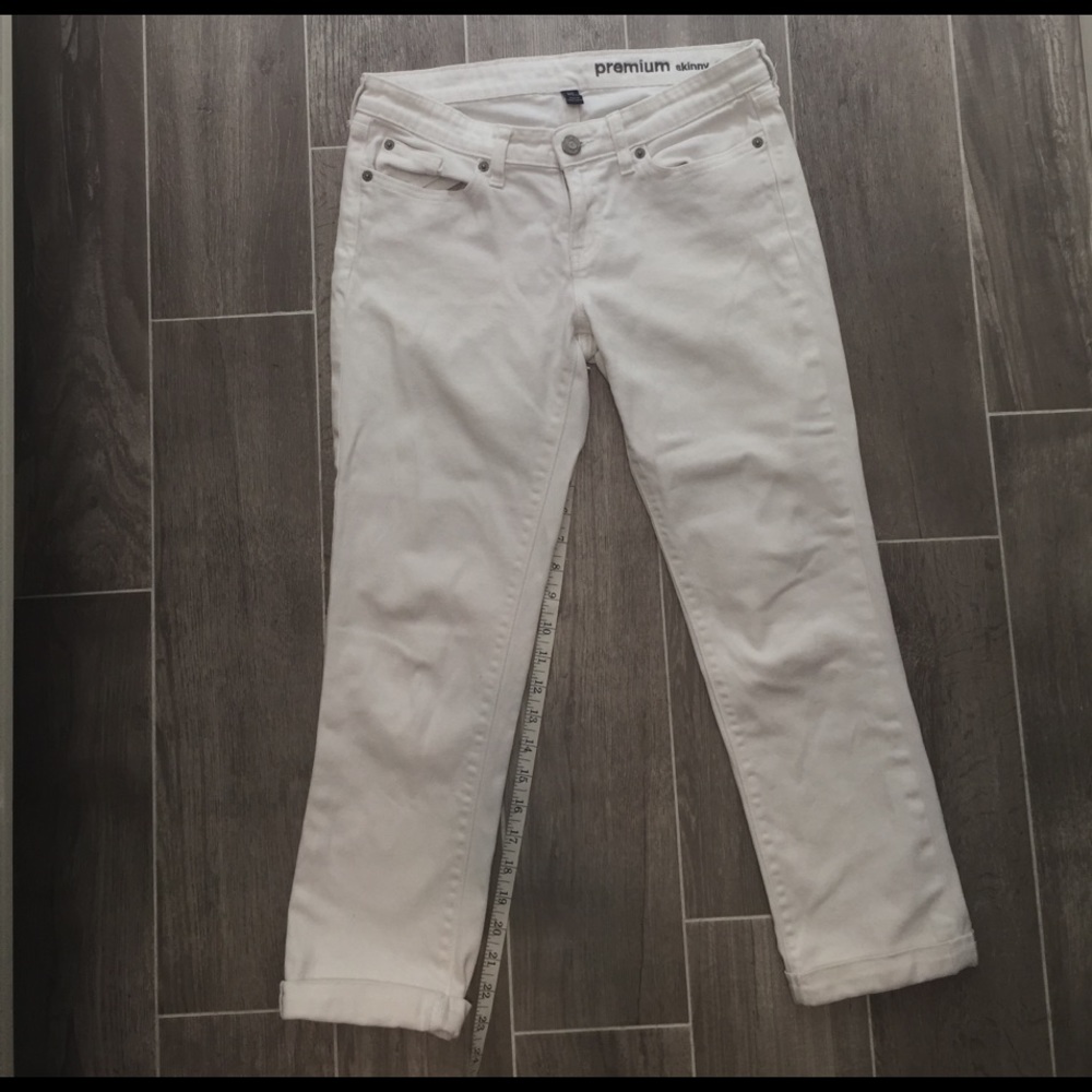 Gap premium skinny crop jeans