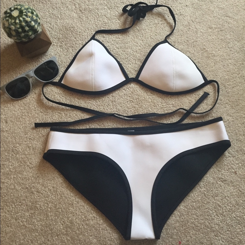 Triangl White Bikini