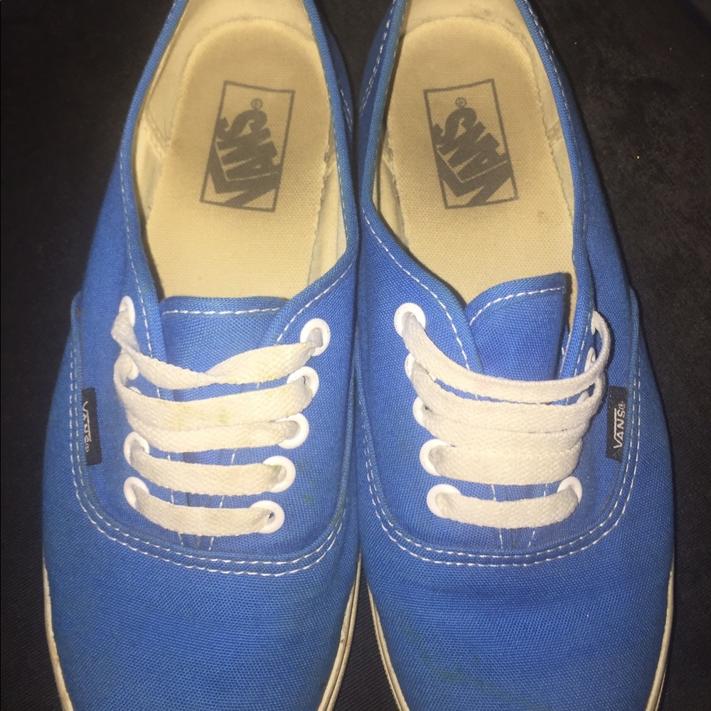 Blue Vans Low pros