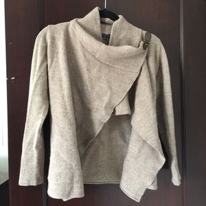 Tan Wrap Sweater