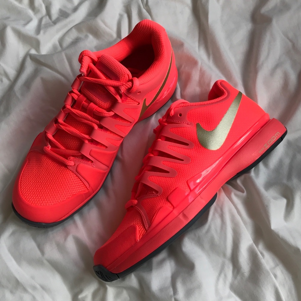 NWT Nike vapor neon gold swoosh - Picture 5 of 6