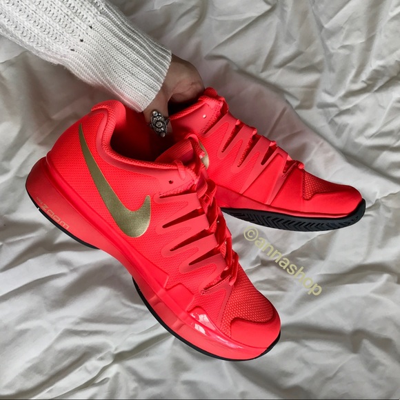 NWT Nike vapor neon gold swoosh - Picture 2 of 6