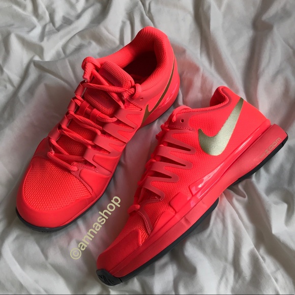 NWT Nike vapor neon gold swoosh - Picture 3 of 6