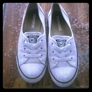 Converse slip tennis shoes