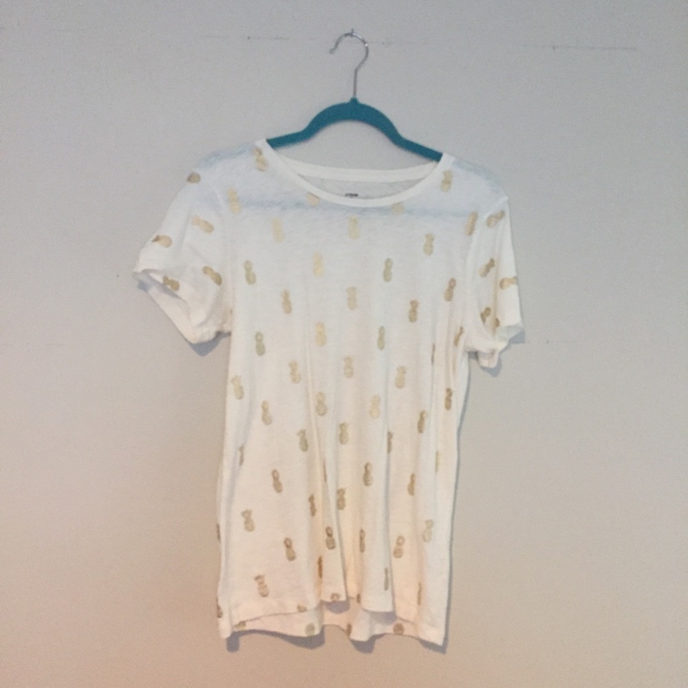 J. Crew Pineapple Tee