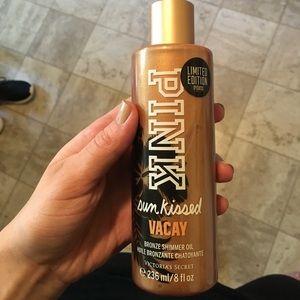 PINK sun kissed VACAY  bronze shimmer oil