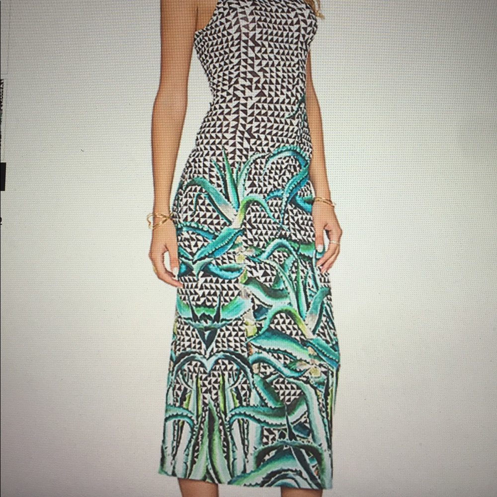 Fitted midi dress