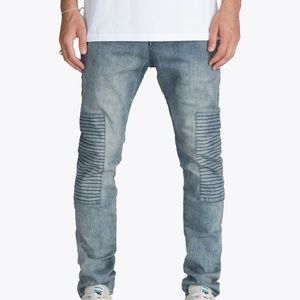 Brand new* Zanerobe Joe Blow Zip Denim Blue Grey