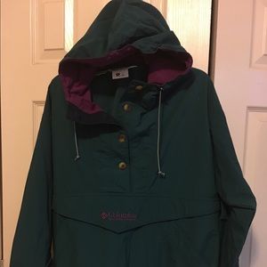 Columbia vintage windbreaker pullover