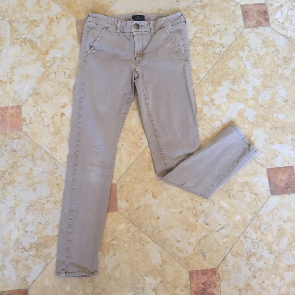 American Eagle Stretch Skinny Khakis