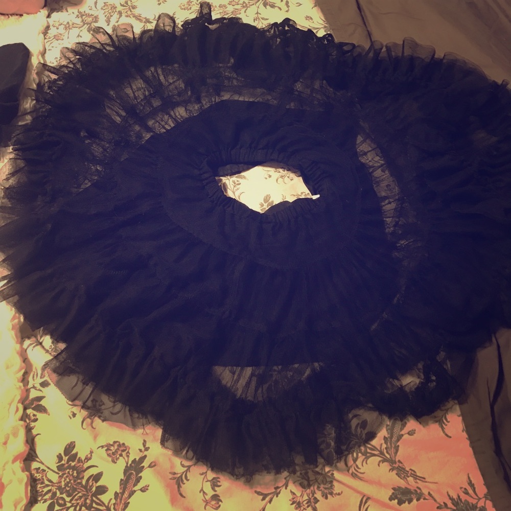 Girls black tutu