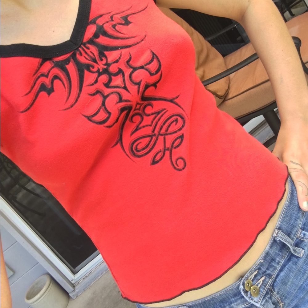 90s Tattoo Top