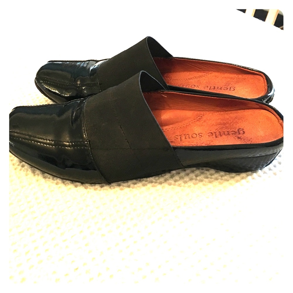 Gentle Souls Patent Leather Mules