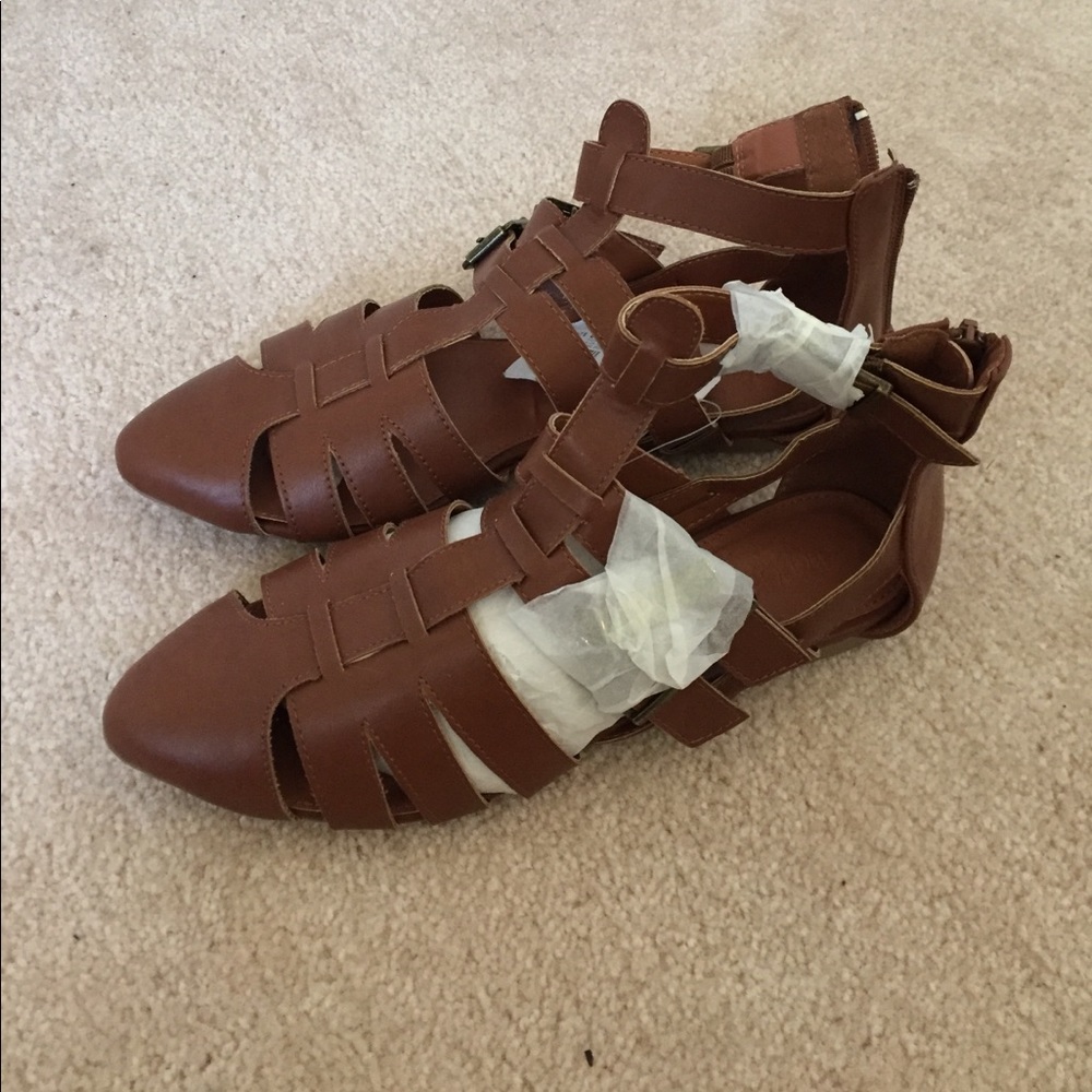 Gladiator closed toe sandals