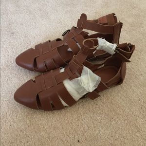 Gladiator closed toe sandals