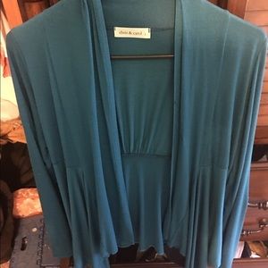 Flowing open cardigan