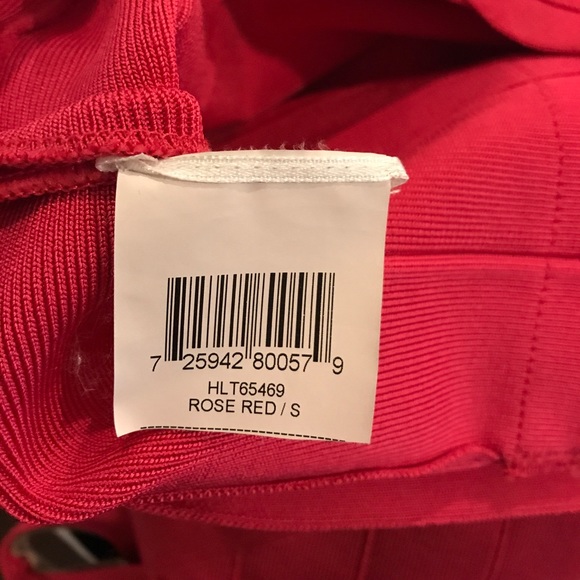 Hot pink Herve leger bandage dress - Picture 6 of 8