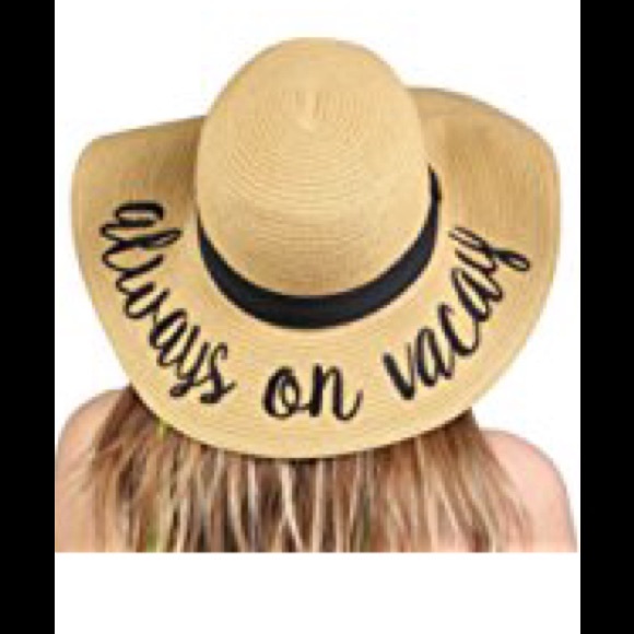 5⭐️ RATED! 3X HP🌴JUST IN OUT OF OFFICE floppy hat - Picture 4 of 5