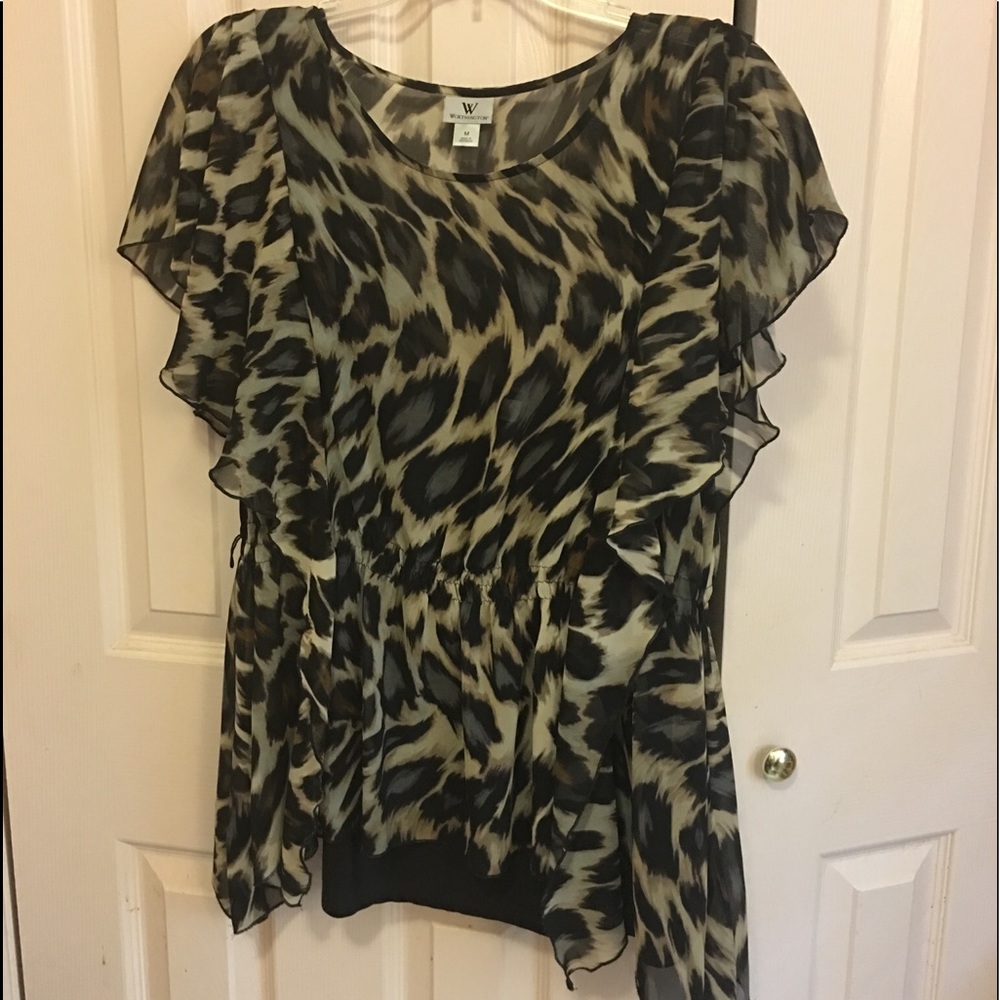 Leopard blouse