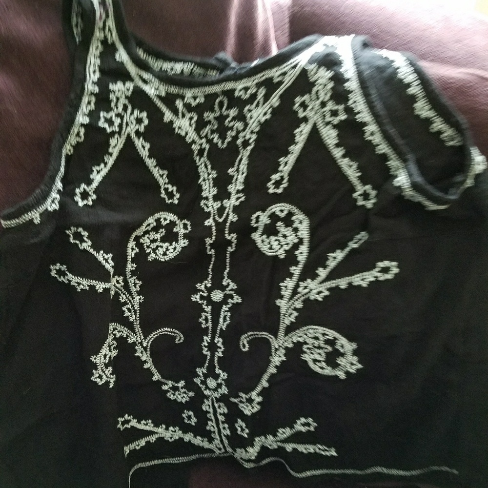 Open back shirt