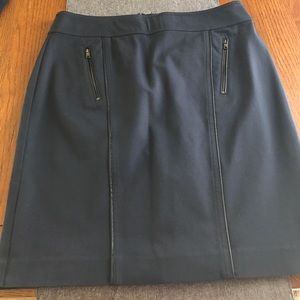 Ann Taylor navy skirt
