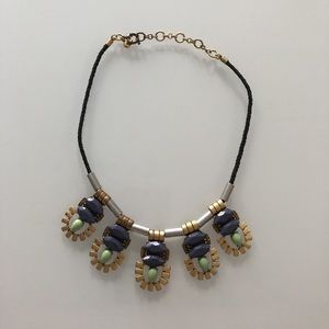 J. Crew multicolor crystal necklace