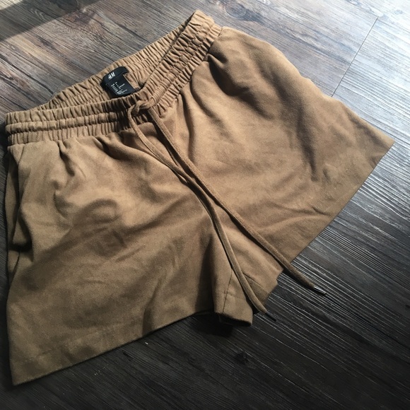 H&M Pants - H&M Suede shorts