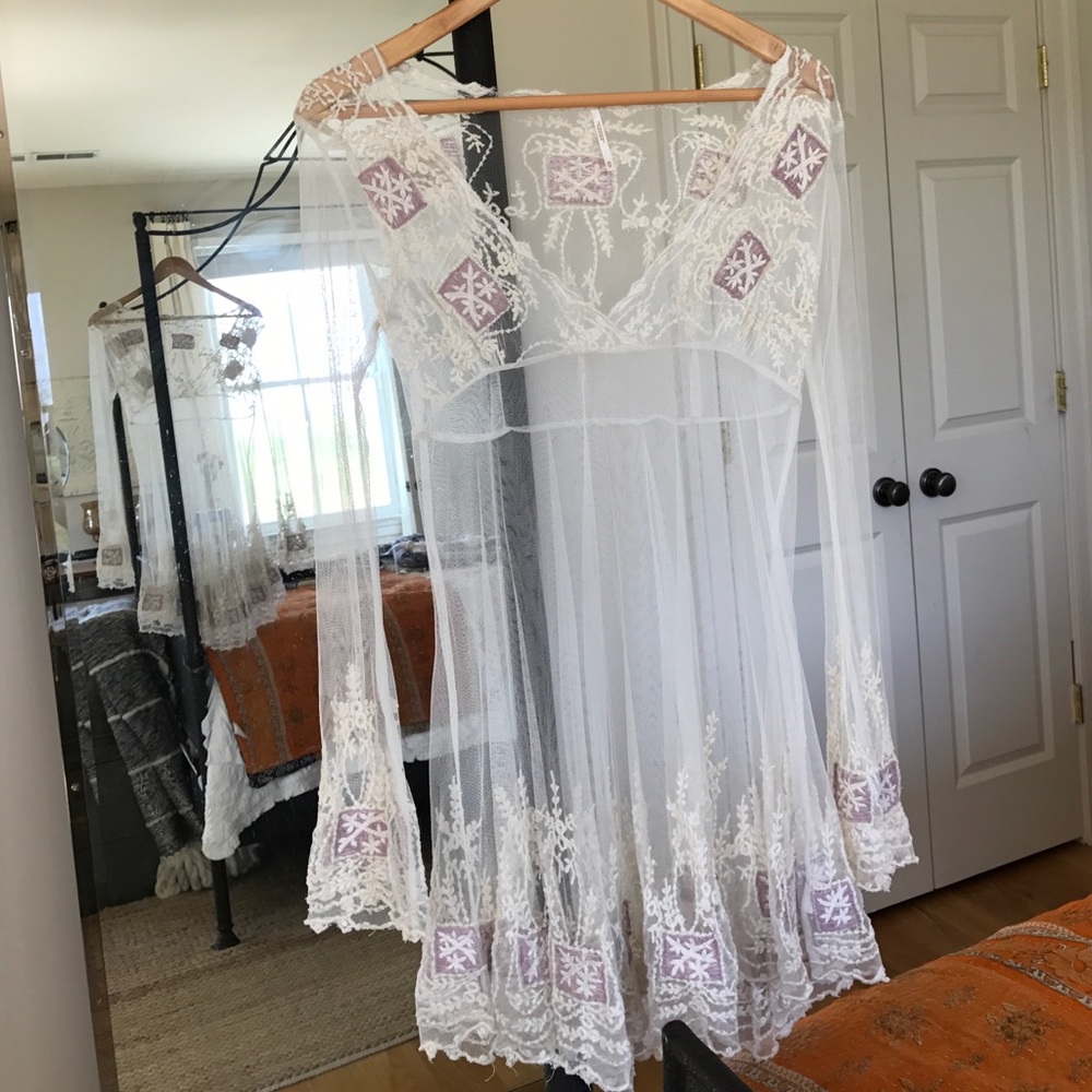 Free People Sheer Dress/Lingerie