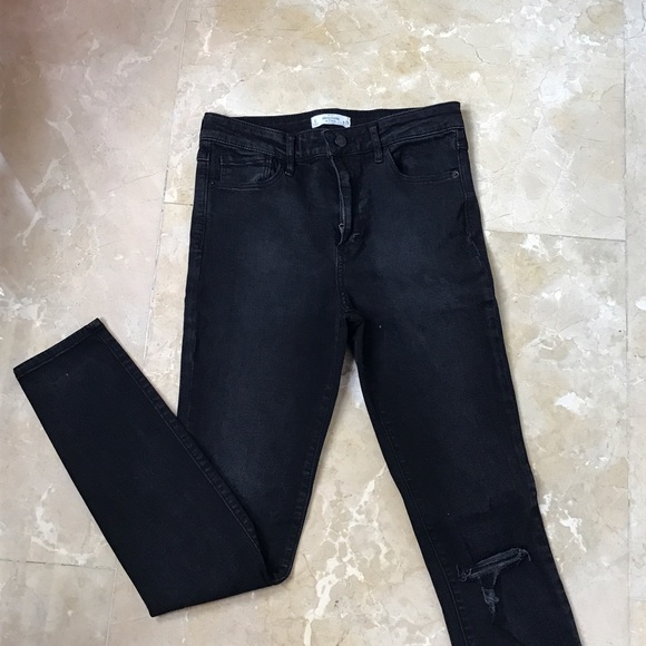 Abercrombie & Fitch Super Skinny High Rise Jeans - Picture 2 of 5