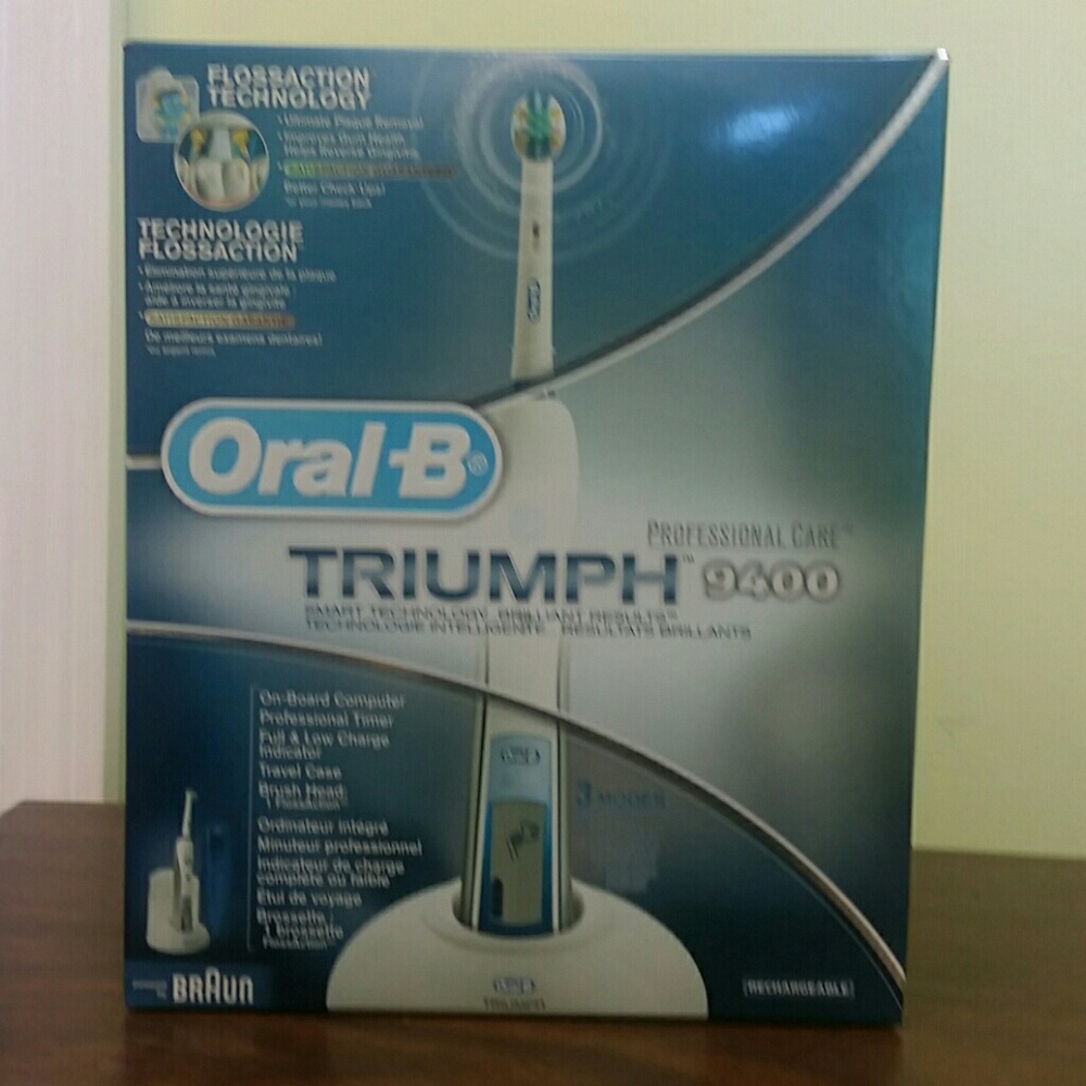 Oral B Triumph Electric toothbrush