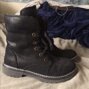 Mossimo Black Combat Boots