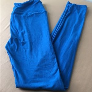 Lularoe blue legging OS