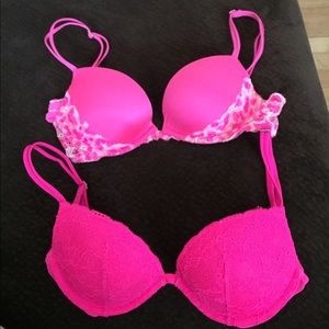Heartbreaker plunge push up bras