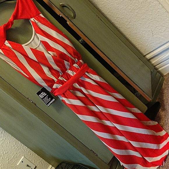 EXPRESS Hi-lo Midi Dress - Picture 3 of 3