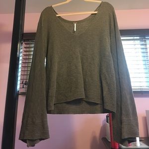 Free People Starman Bell-Sleeve Sweater